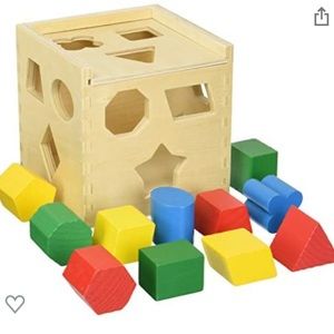 16. Melissa & Doug Shape Sorting Cube